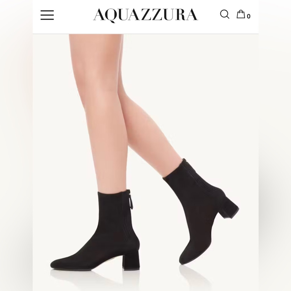 Aquazzura booties excellent condition & comfortable size 38.5 MAKE ME AN OFFER!